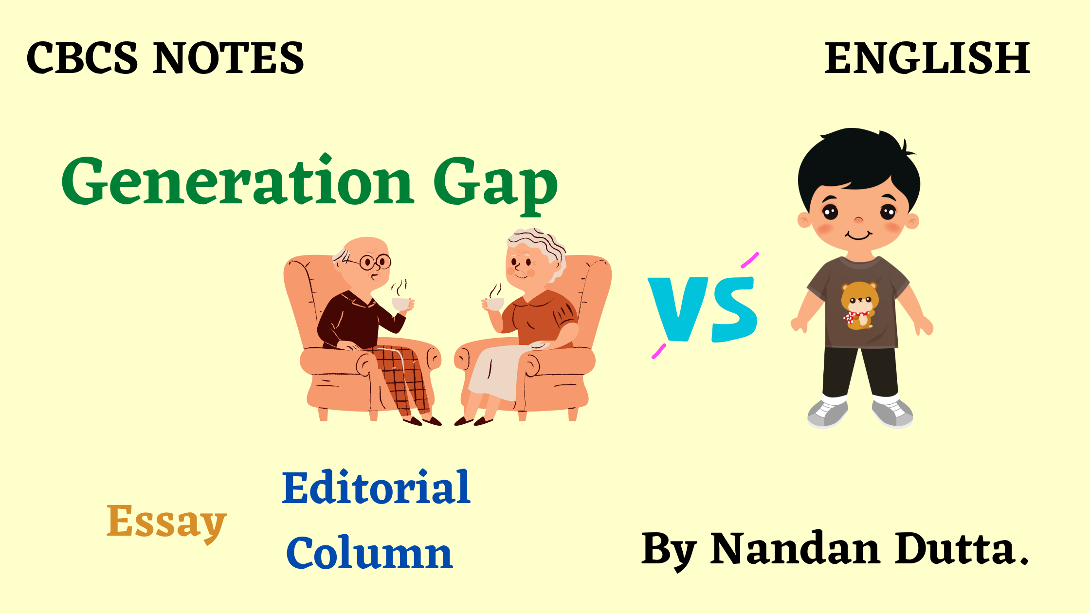 generation gap essay 500 words